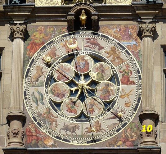 zodiaque horloge