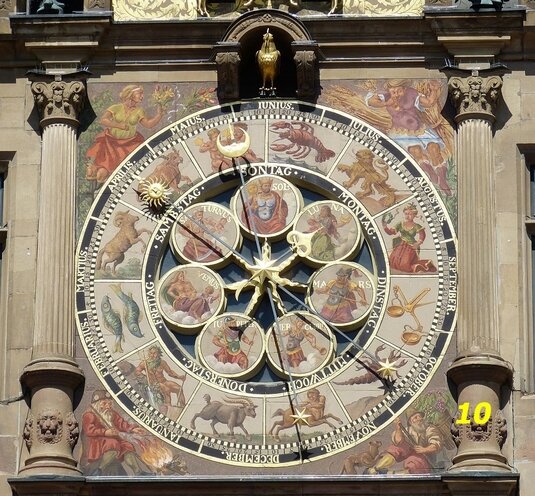 Heilbronn zodiaque horloge