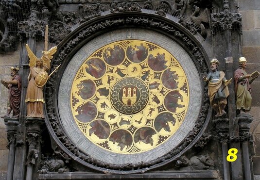 Prague zodiaque Republique Tcheque astrologie